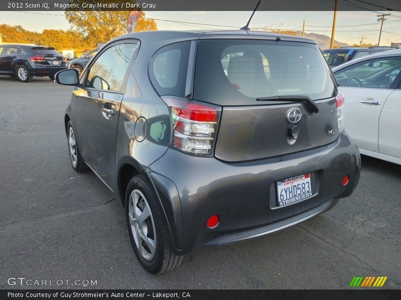 Magnetic Gray Metallic / Dark Gray 2012 Scion iQ