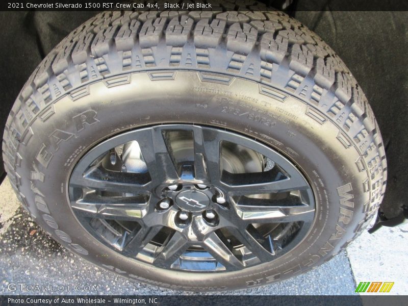 Black / Jet Black 2021 Chevrolet Silverado 1500 RST Crew Cab 4x4