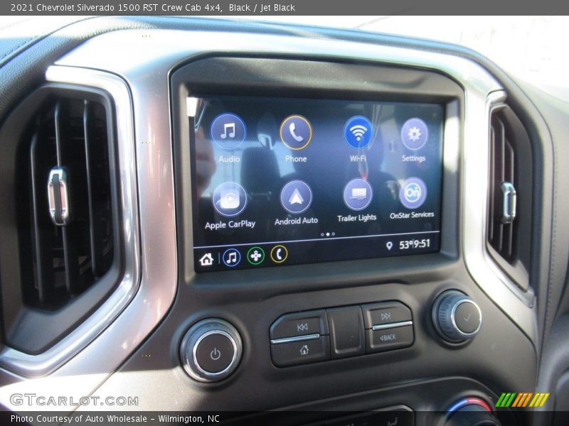 Black / Jet Black 2021 Chevrolet Silverado 1500 RST Crew Cab 4x4