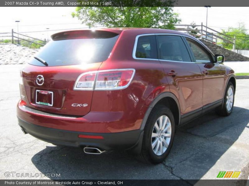 Copper Red Mica / Sand 2007 Mazda CX-9 Touring AWD