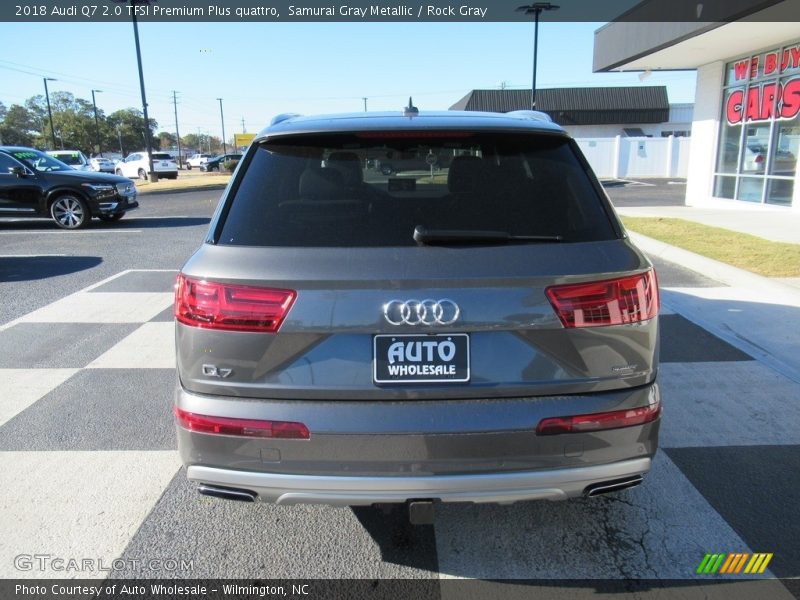 Samurai Gray Metallic / Rock Gray 2018 Audi Q7 2.0 TFSI Premium Plus quattro