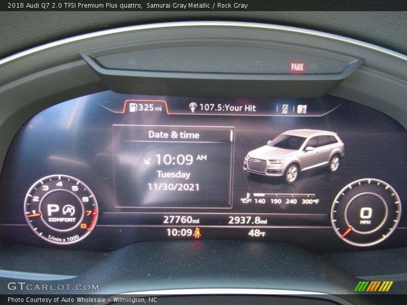 Samurai Gray Metallic / Rock Gray 2018 Audi Q7 2.0 TFSI Premium Plus quattro