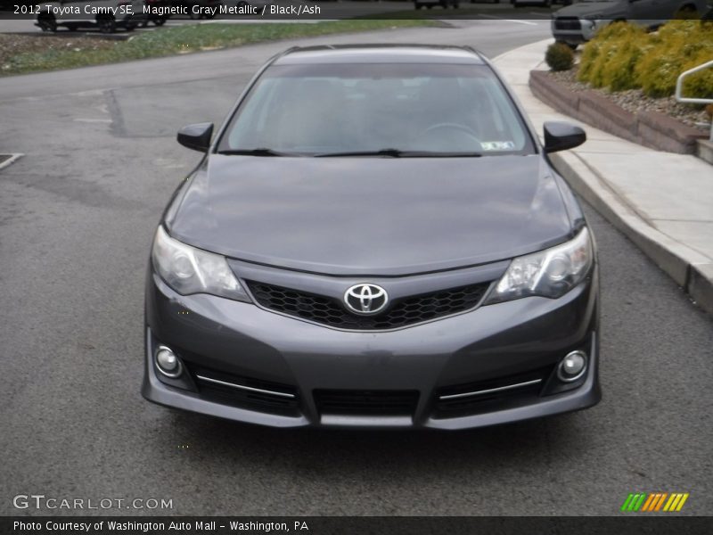 Magnetic Gray Metallic / Black/Ash 2012 Toyota Camry SE