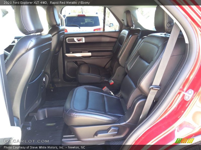 Rear Seat of 2020 Explorer XLT 4WD