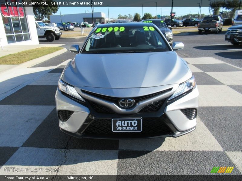 Celestial Silver Metallic / Black 2020 Toyota Camry XSE