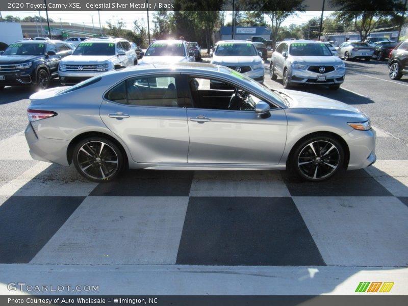 Celestial Silver Metallic / Black 2020 Toyota Camry XSE