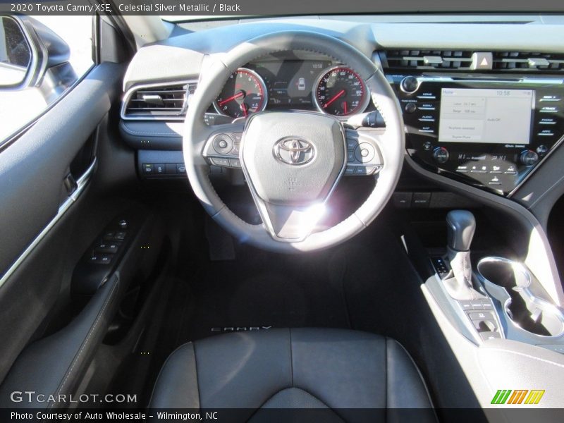 Celestial Silver Metallic / Black 2020 Toyota Camry XSE