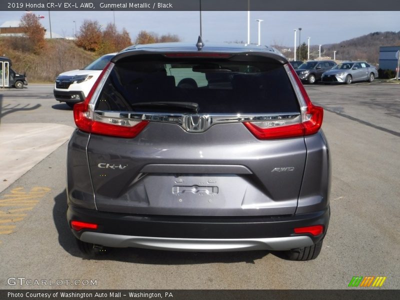 Gunmetal Metallic / Black 2019 Honda CR-V EX-L AWD