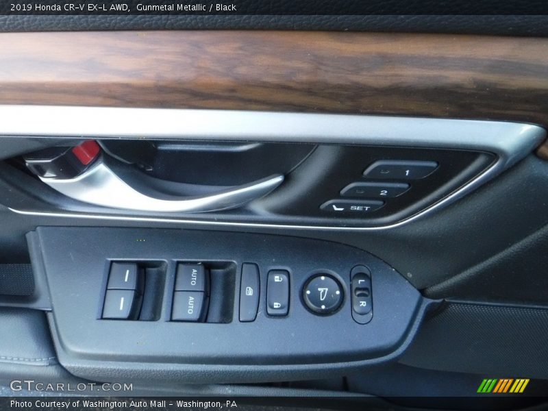 Gunmetal Metallic / Black 2019 Honda CR-V EX-L AWD