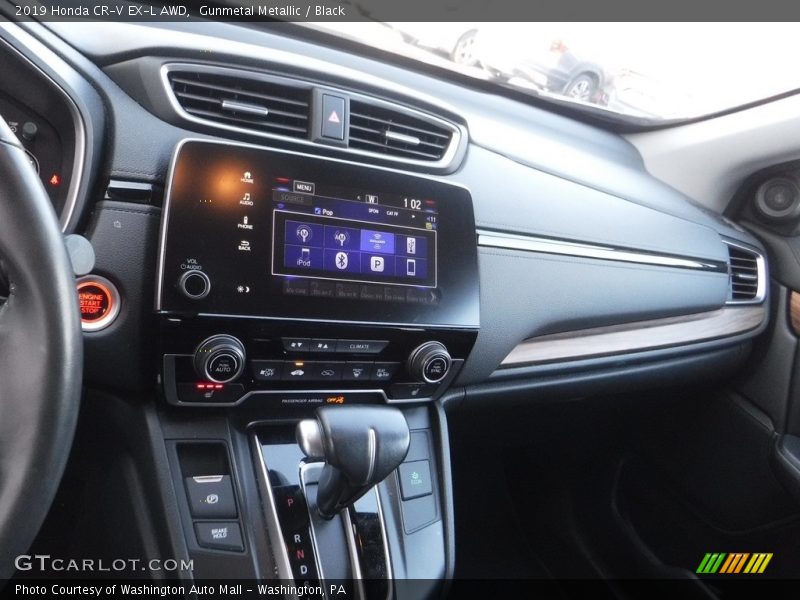 Gunmetal Metallic / Black 2019 Honda CR-V EX-L AWD