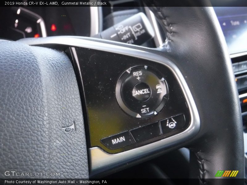 Gunmetal Metallic / Black 2019 Honda CR-V EX-L AWD