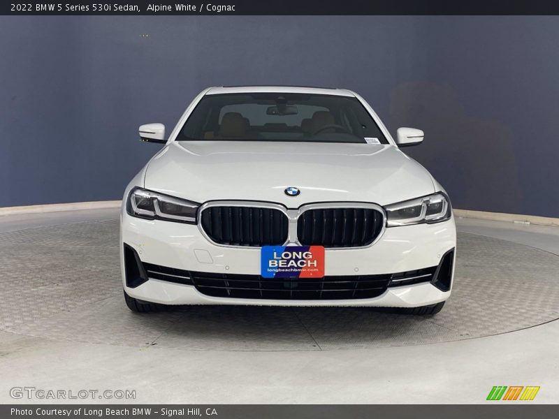 Alpine White / Cognac 2022 BMW 5 Series 530i Sedan