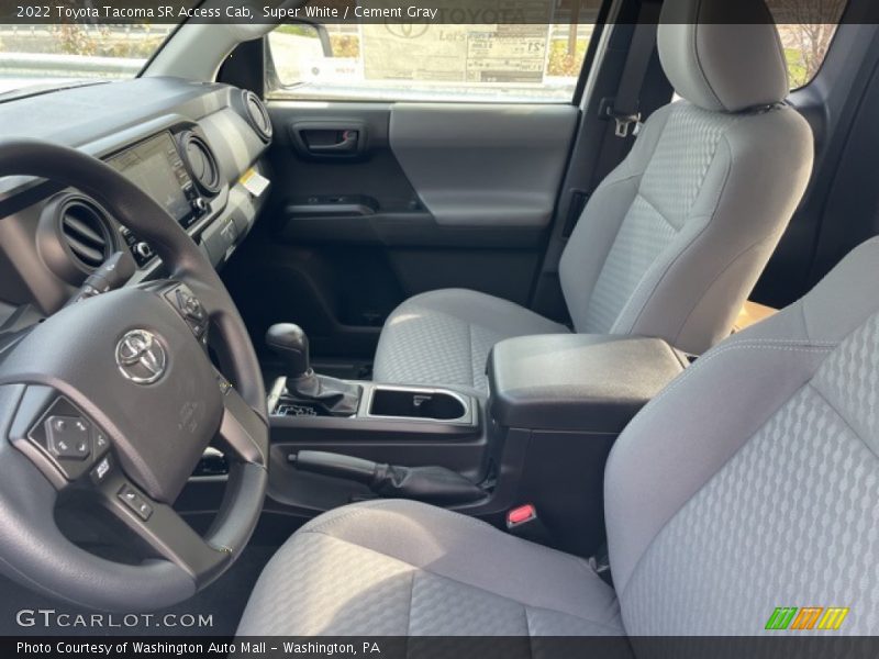 Front Seat of 2022 Tacoma SR Access Cab