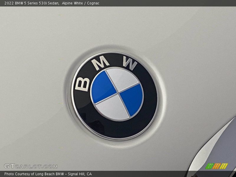 Alpine White / Cognac 2022 BMW 5 Series 530i Sedan
