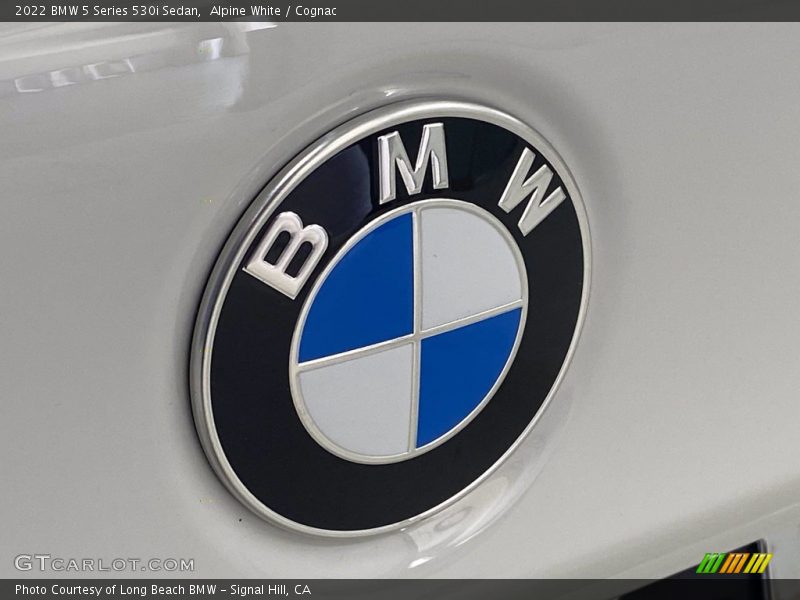 Alpine White / Cognac 2022 BMW 5 Series 530i Sedan