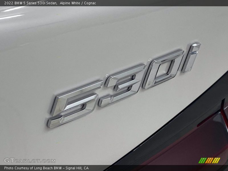 Alpine White / Cognac 2022 BMW 5 Series 530i Sedan