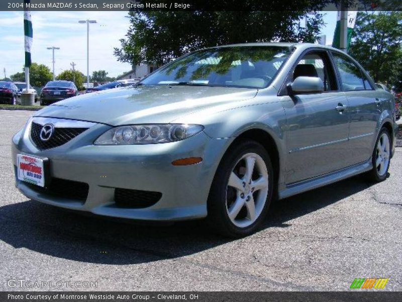 Sepang Green Metallic / Beige 2004 Mazda MAZDA6 s Sedan