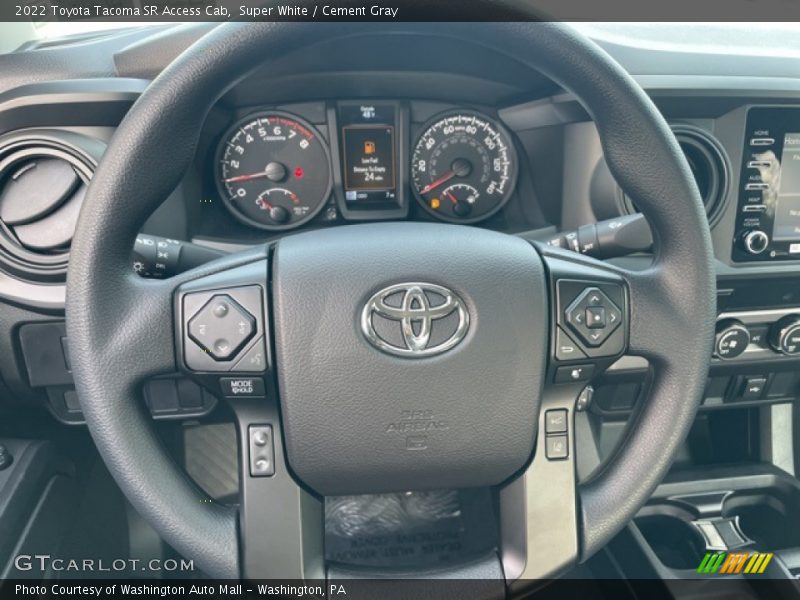  2022 Tacoma SR Access Cab Steering Wheel