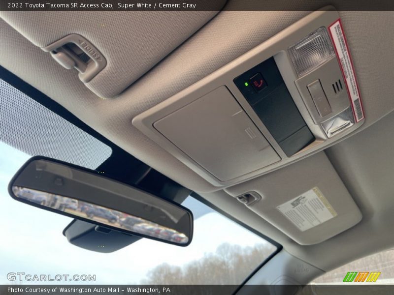 Super White / Cement Gray 2022 Toyota Tacoma SR Access Cab