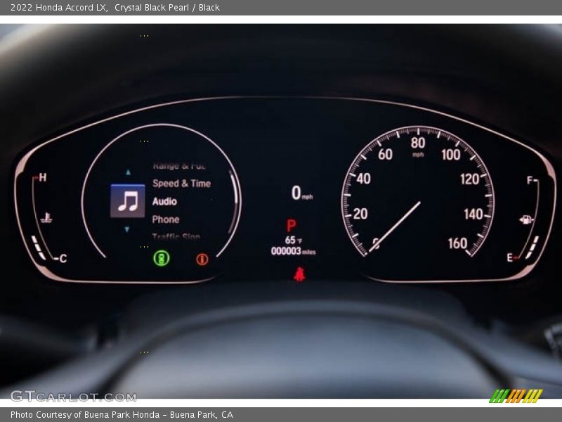 Crystal Black Pearl / Black 2022 Honda Accord LX