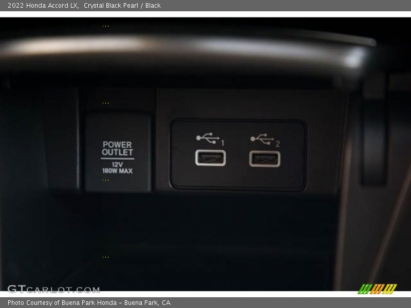 Crystal Black Pearl / Black 2022 Honda Accord LX