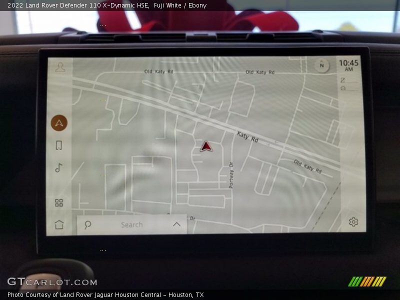 Navigation of 2022 Defender 110 X-Dynamic HSE