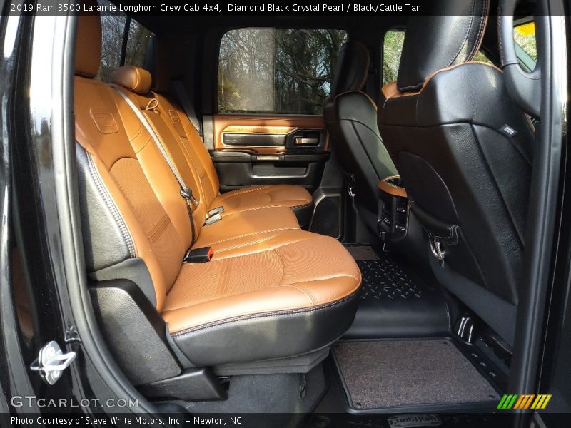 Rear Seat of 2019 3500 Laramie Longhorn Crew Cab 4x4