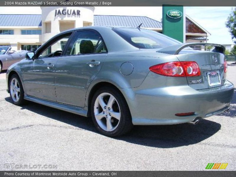 Sepang Green Metallic / Beige 2004 Mazda MAZDA6 s Sedan