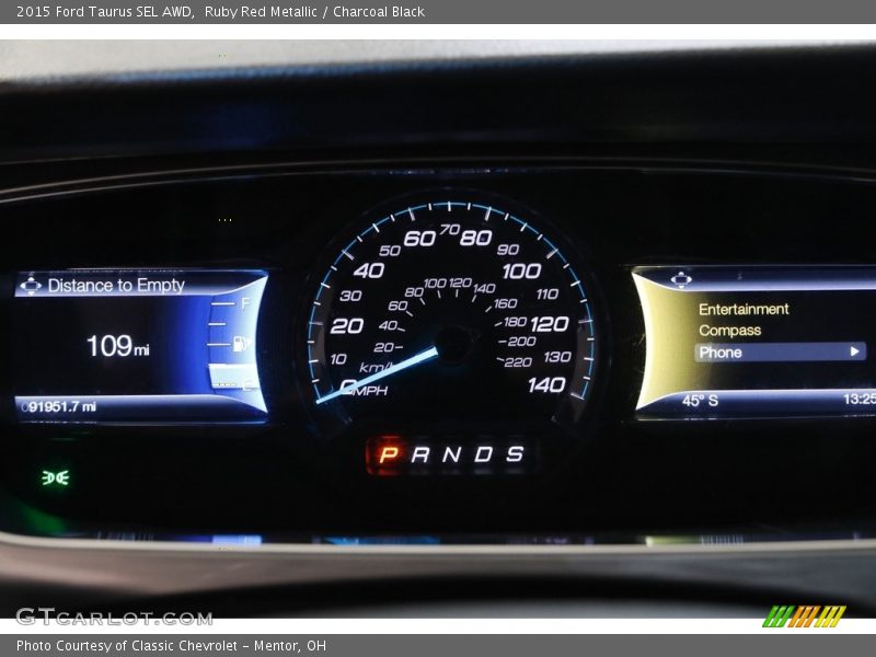  2015 Taurus SEL AWD SEL AWD Gauges