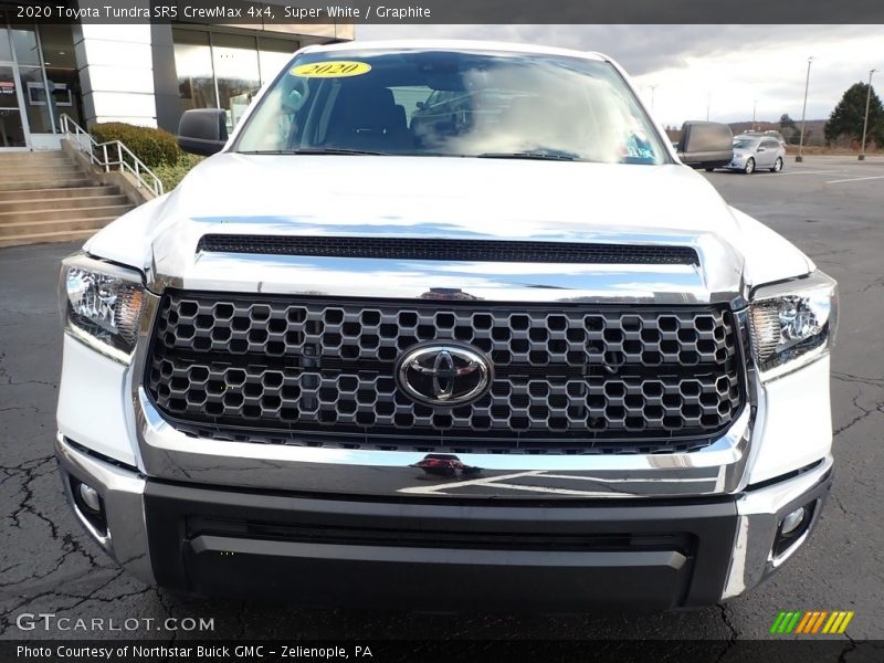 Super White / Graphite 2020 Toyota Tundra SR5 CrewMax 4x4