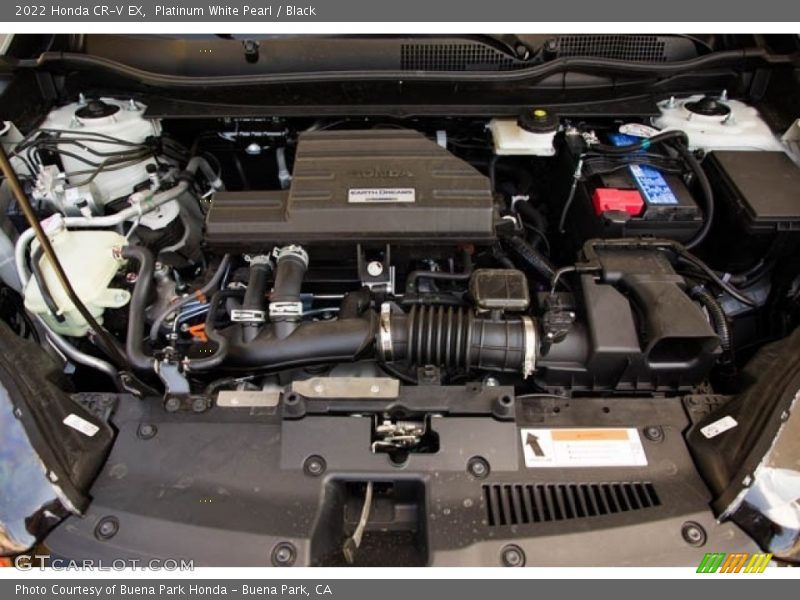 Platinum White Pearl / Black 2022 Honda CR-V EX