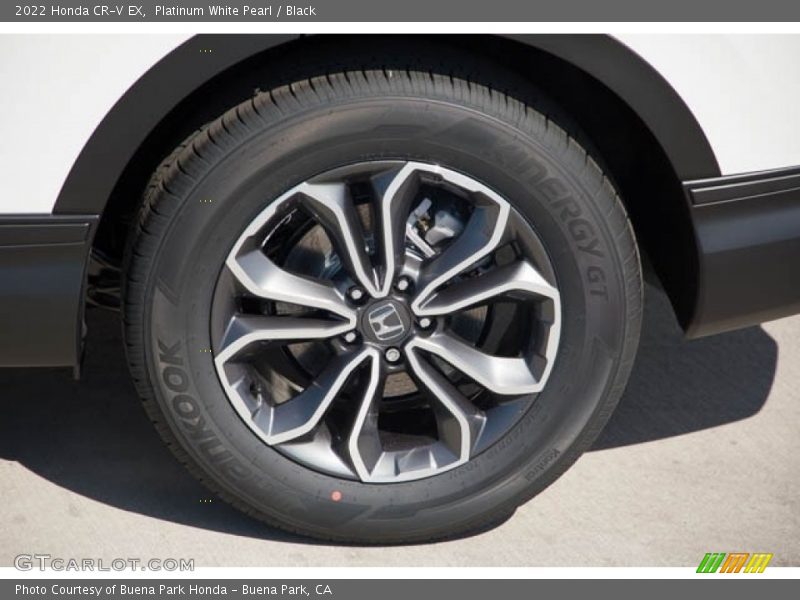 Platinum White Pearl / Black 2022 Honda CR-V EX