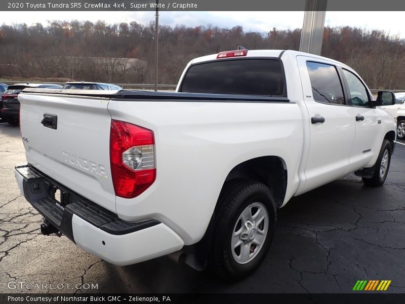 Super White / Graphite 2020 Toyota Tundra SR5 CrewMax 4x4