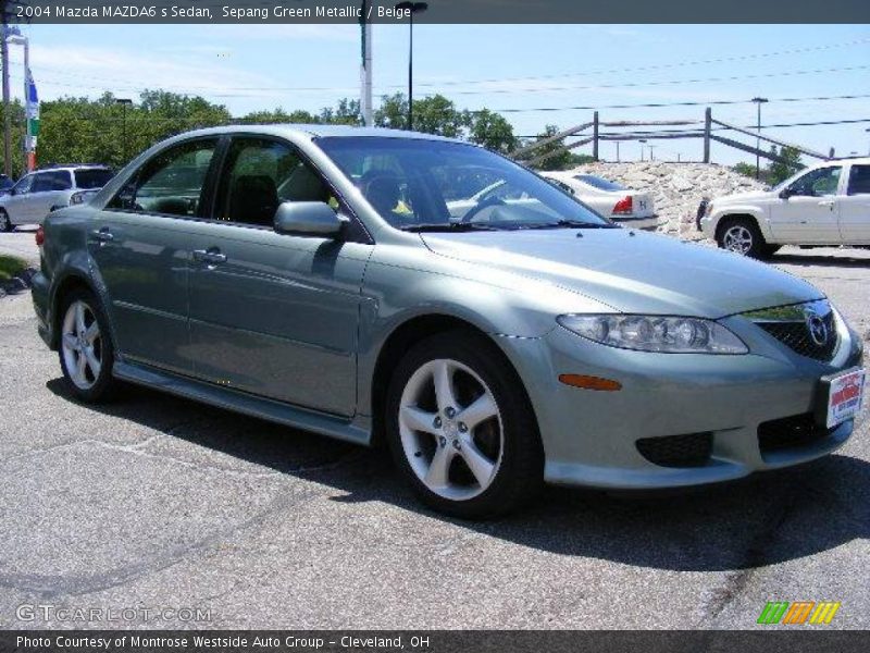 Sepang Green Metallic / Beige 2004 Mazda MAZDA6 s Sedan