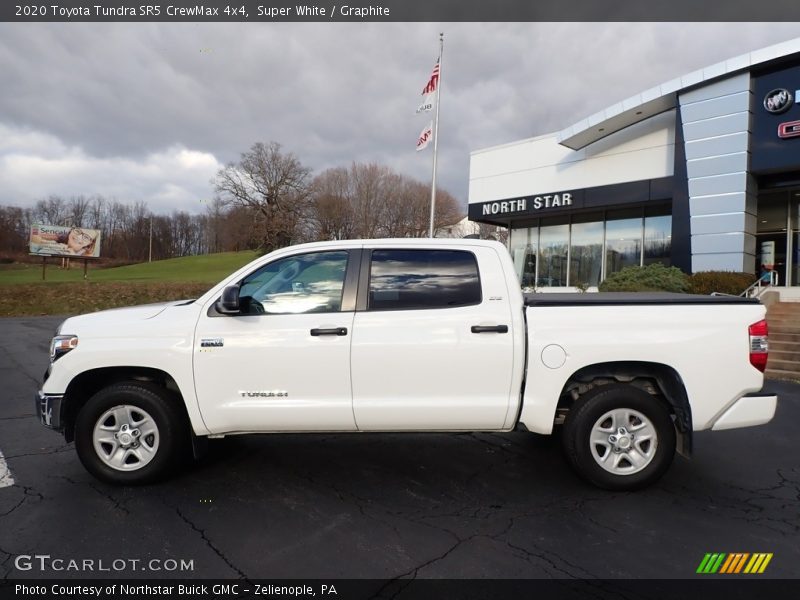Super White / Graphite 2020 Toyota Tundra SR5 CrewMax 4x4
