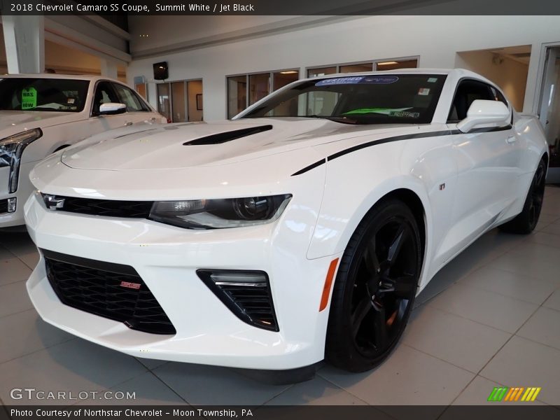 Summit White / Jet Black 2018 Chevrolet Camaro SS Coupe