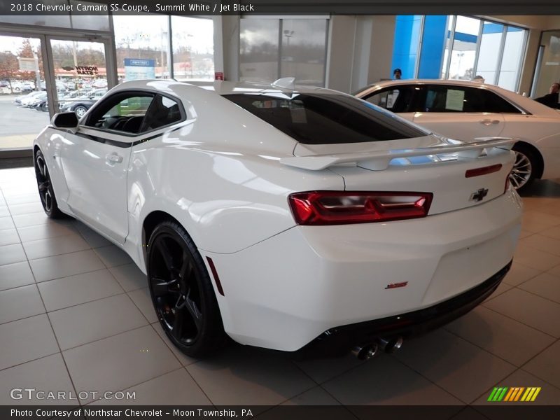 Summit White / Jet Black 2018 Chevrolet Camaro SS Coupe