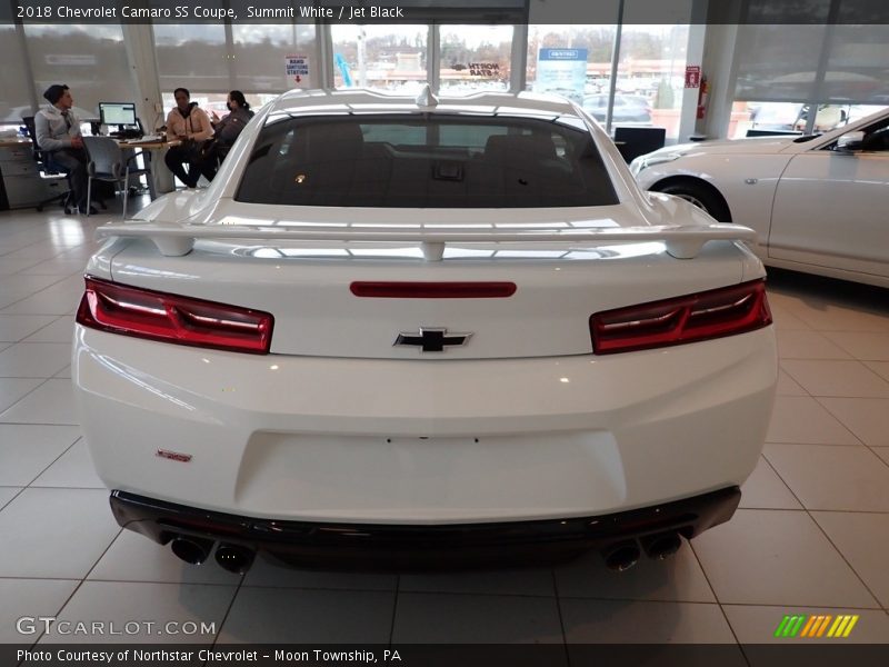 Summit White / Jet Black 2018 Chevrolet Camaro SS Coupe