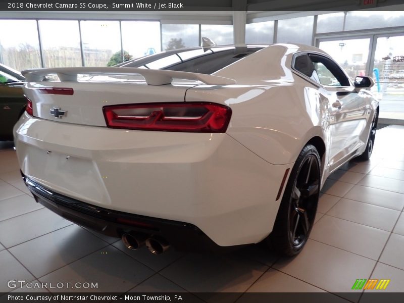 Summit White / Jet Black 2018 Chevrolet Camaro SS Coupe