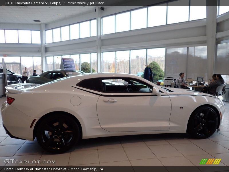 Summit White / Jet Black 2018 Chevrolet Camaro SS Coupe
