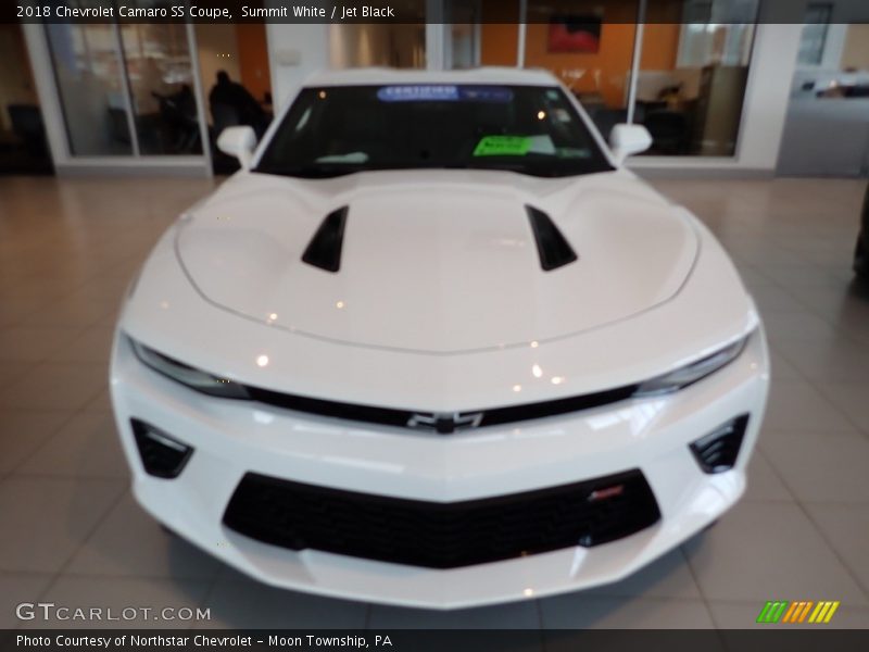 Summit White / Jet Black 2018 Chevrolet Camaro SS Coupe