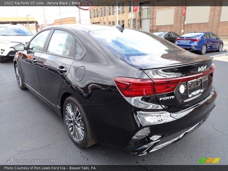 Aurora Black / Black 2022 Kia Forte GT-Line