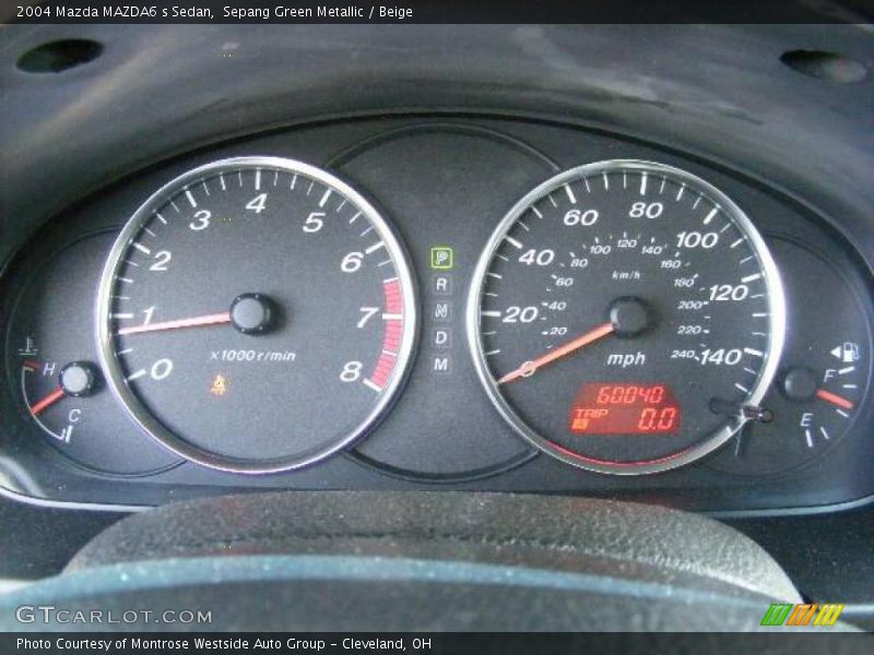Sepang Green Metallic / Beige 2004 Mazda MAZDA6 s Sedan