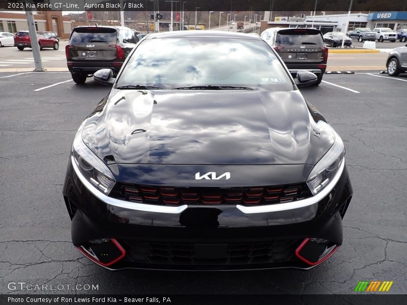 Aurora Black / Black 2022 Kia Forte GT-Line