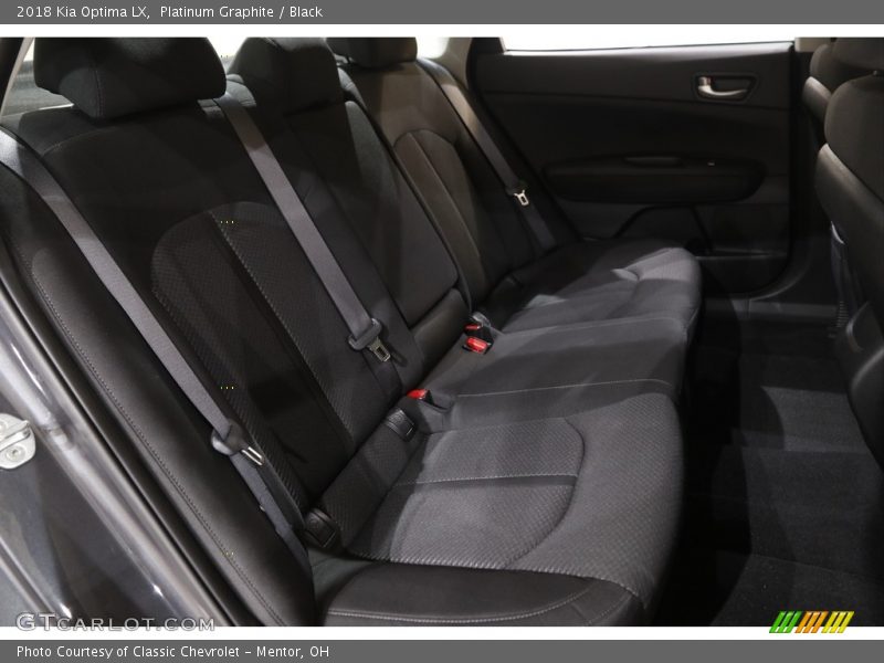 Rear Seat of 2018 Optima LX