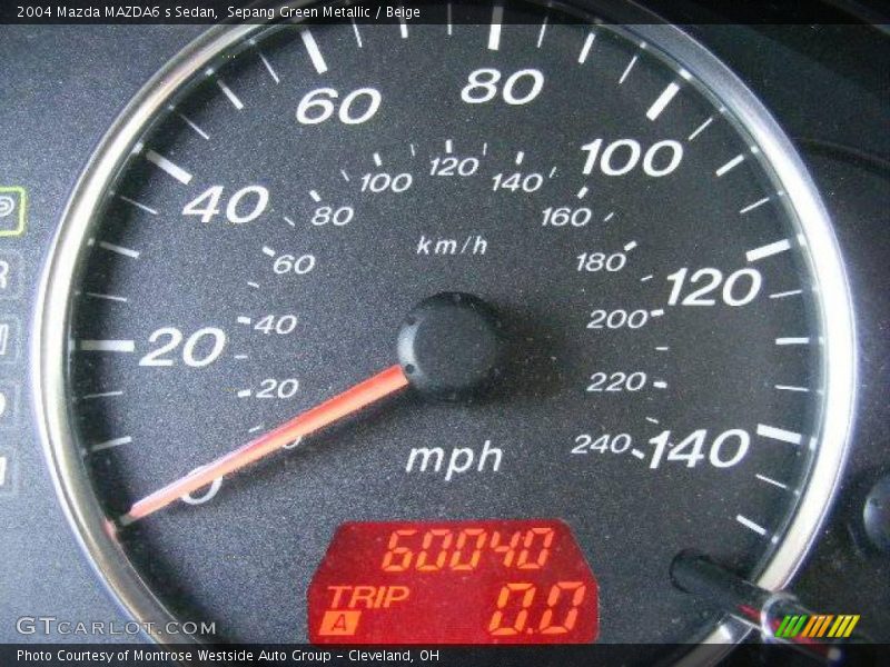 Sepang Green Metallic / Beige 2004 Mazda MAZDA6 s Sedan