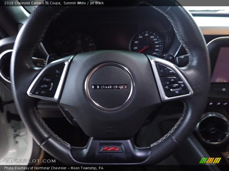 Summit White / Jet Black 2018 Chevrolet Camaro SS Coupe