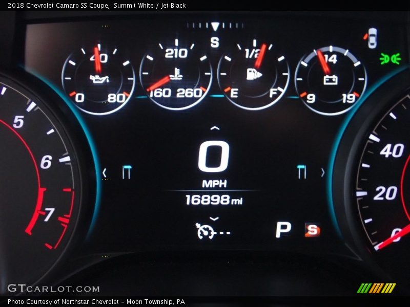 Summit White / Jet Black 2018 Chevrolet Camaro SS Coupe