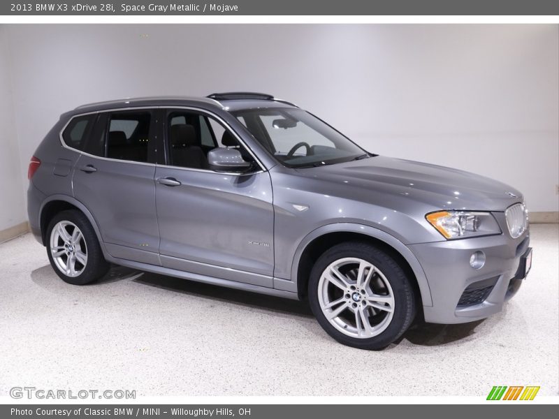 Space Gray Metallic / Mojave 2013 BMW X3 xDrive 28i