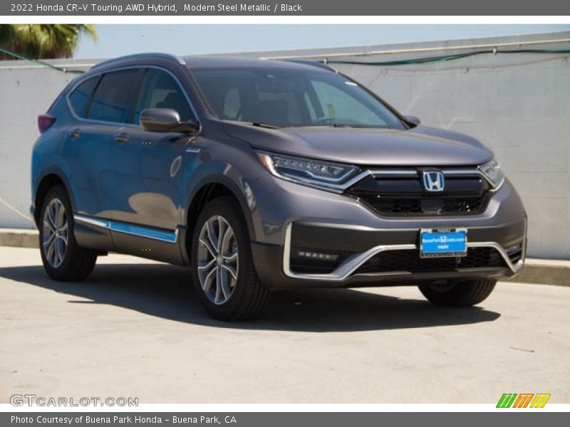 Modern Steel Metallic / Black 2022 Honda CR-V Touring AWD Hybrid